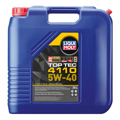 Синтетическое моторное масло Top Tec 4110 5W-40 - 20 л Синтетическое моторное масло Top Tec 4110 5W-40 - 20 л